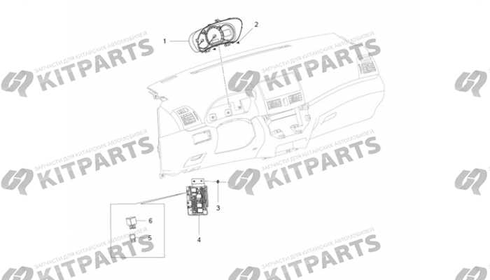 Комбинация приборов и блок предохранителей салона Lifan Cebrium