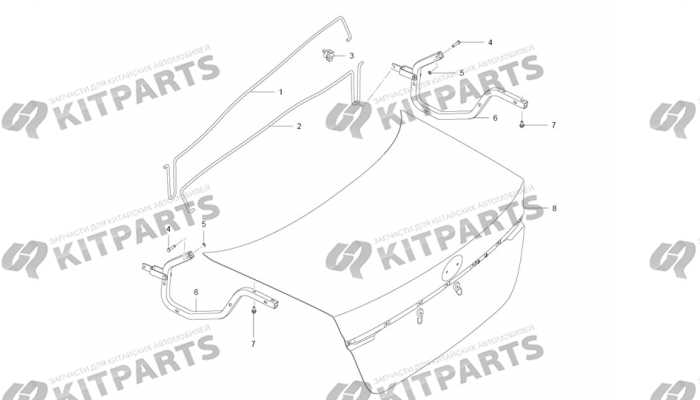 Крышка багажника Lifan Cebrium