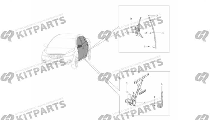 Механизм стеклоподъемника Lifan Cebrium