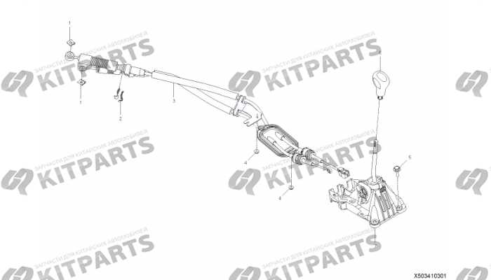 Трос переключения передач Lifan X50
