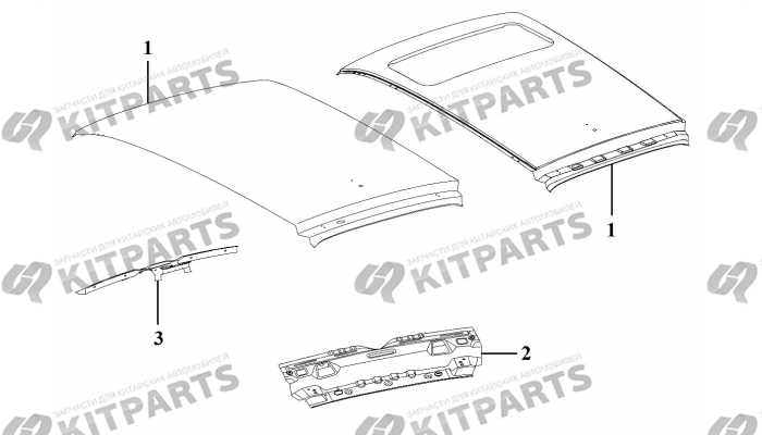 Панель крыши Lifan X70