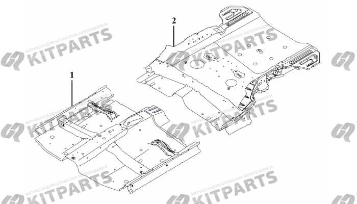 Панель пола Lifan X70