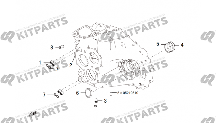 Корпус кпп Haval H2